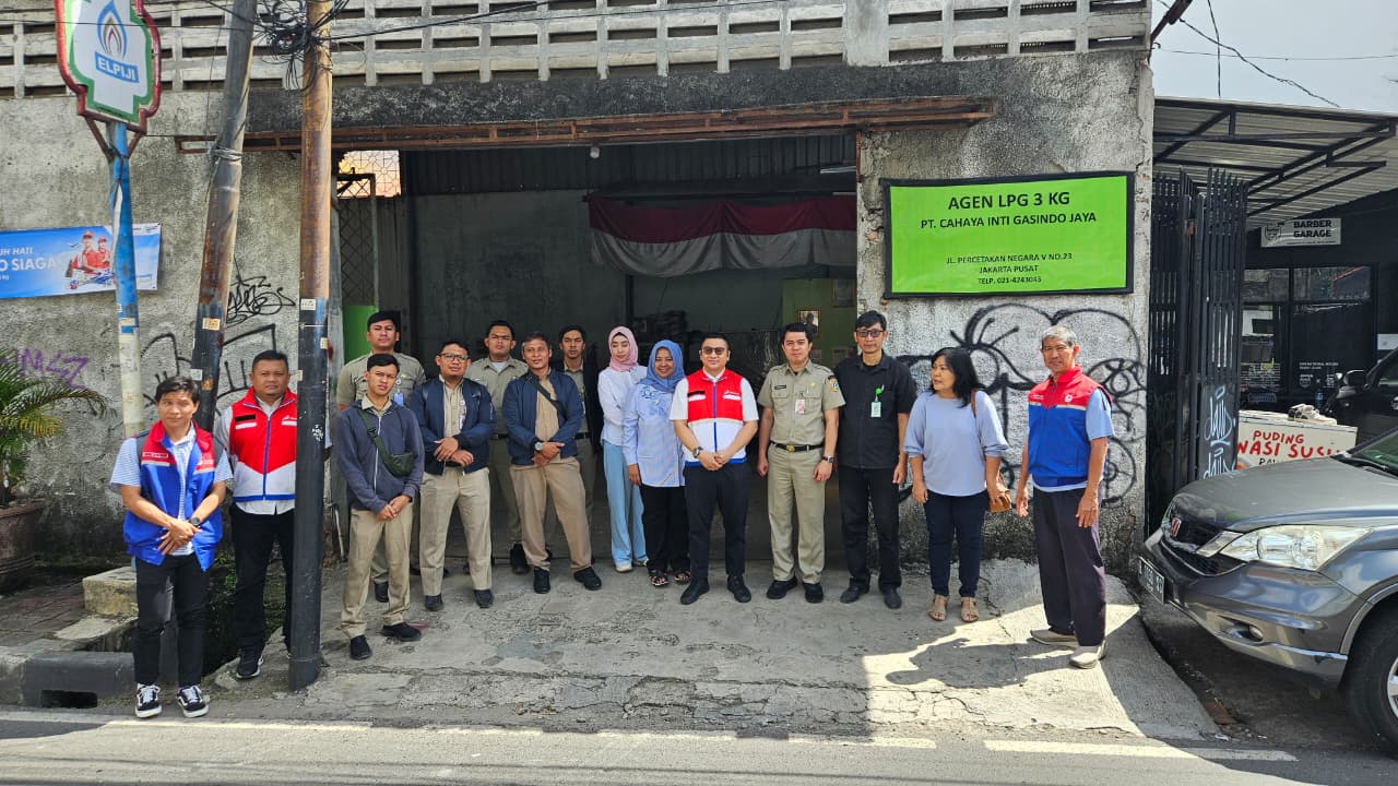 JELANG NATAL DAN TAHUN BARU, STOK DAN HARGA LPG 3 KG DI JAKARTA PUSAT DINYATAKAN AMAN DAN SESUAI HET